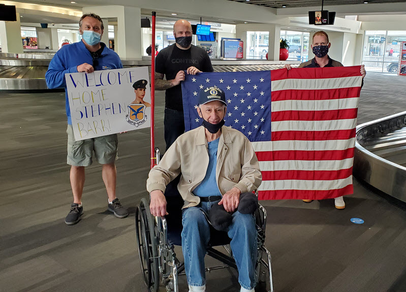 Dad, Tyler, Brian, Philadelphia Airport